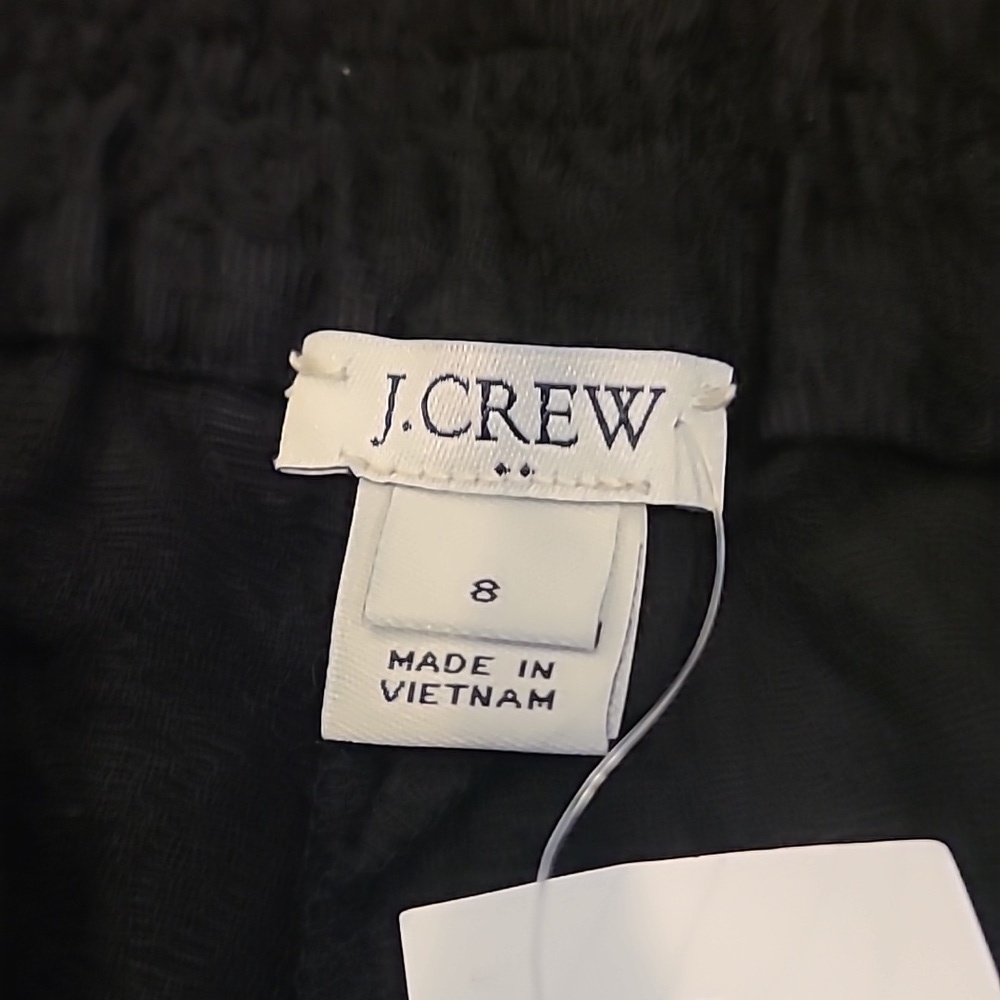 J.Crew black short size 8. New - Picture 2 of 4